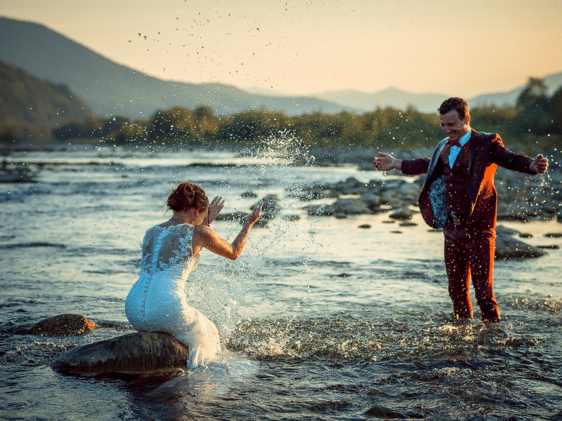 cérémonie mariage rivière