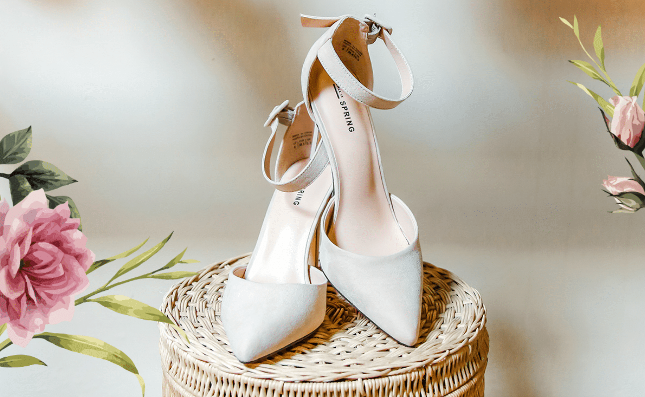 chaussures mariée blanche crème talons